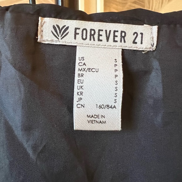Forever 21 Black Rain Jacket - Picture 3 of 3